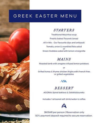 Greek Easter Menu